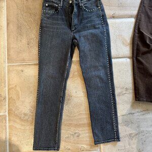 Rag&Bone Studded Dark Wash Jeans Size 27